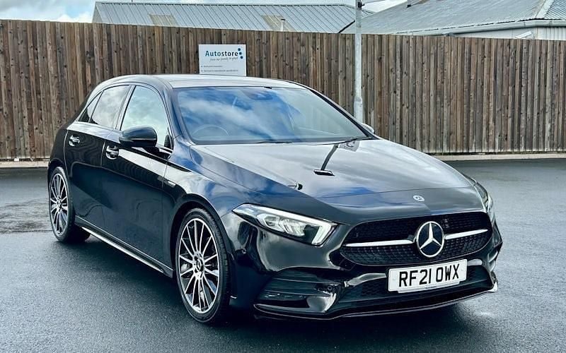 Black Used 2021 Mercedes A200 Exclusive Hatchback | £22,750 (Expensive) - Image 1/4