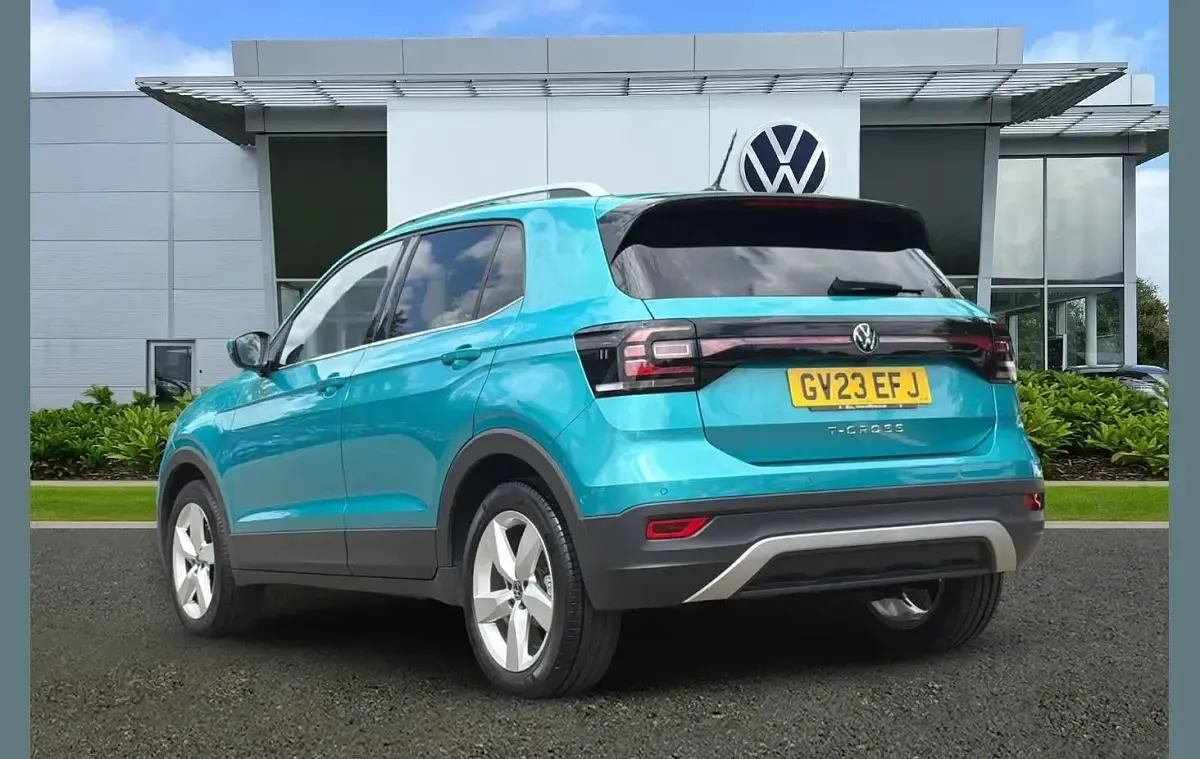 Used VW T-Cross SEL 110 HP (80 kW) 2023 Turquoise SUV