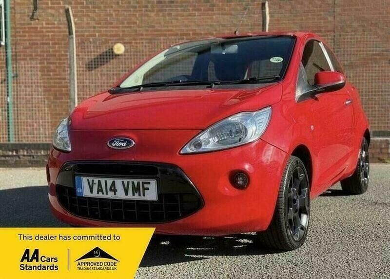 Used Ford Ka Metall 69 HP (50 kW) 2014 Red Hatchback