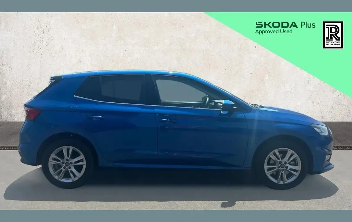 Used Skoda Fabia SE L 113 HP (83 kW) 2025 Blue Hatchback