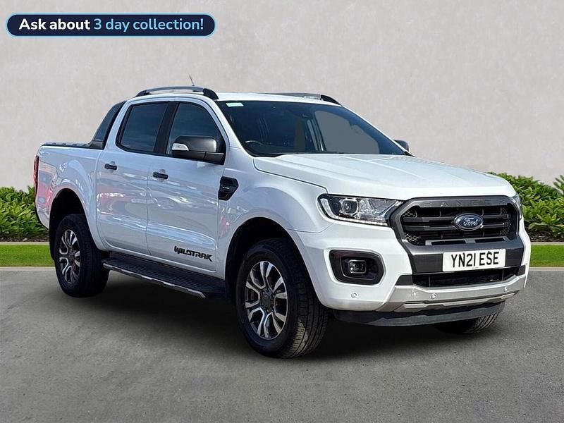 White Used 2021 Ford Ranger Wildtrack Pickup | £15,999 (Good price) - Image 1/4