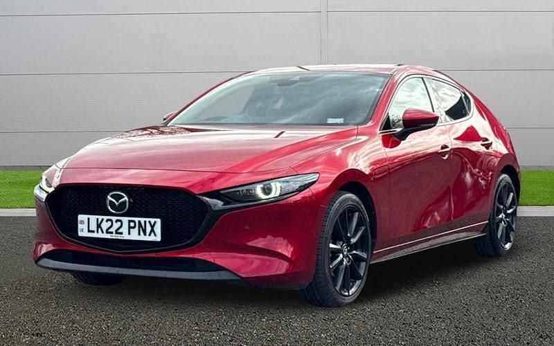 Begagnad Mazda 3 Inclusive 186 HK (136 kW) 2022 Röd Halvkombi