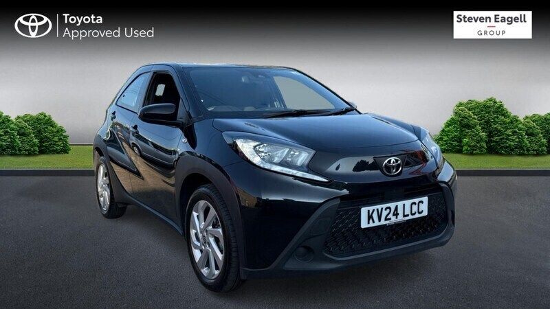 Black Used 2024 Toyota Aygo PURE Hatchback | £12,858 (Fair price) - Image 1/4