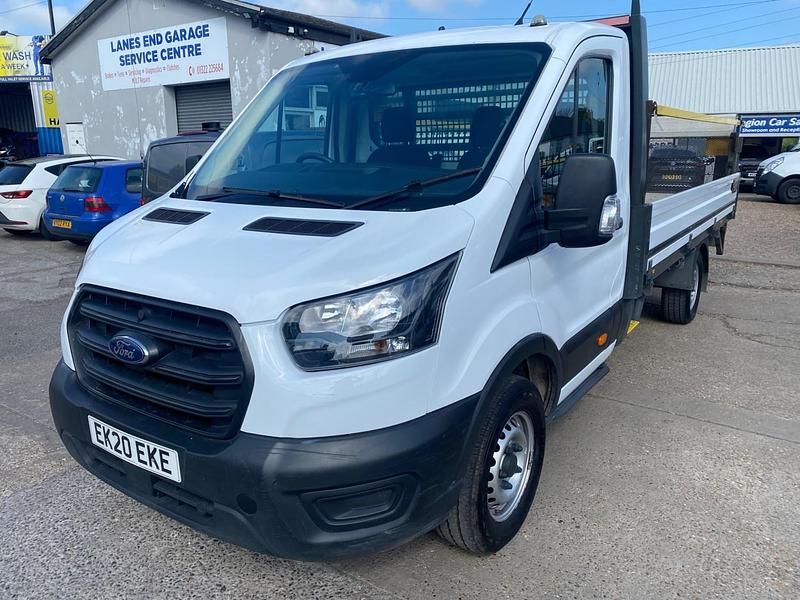 Used Ford Transit 130 HP (95 kW) 2020 White Cabriolet