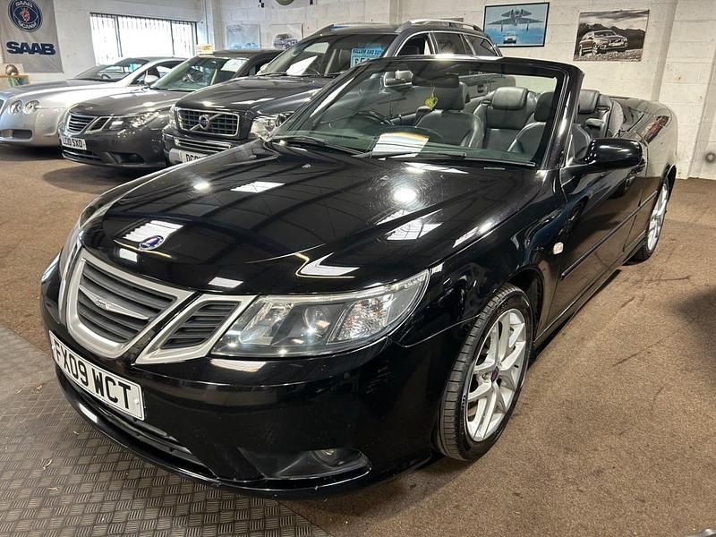 Black Used 2009 Saab 9-3 Cabriolet Vector Cabriolet | £3,995 (Fair price) - Image 1/4