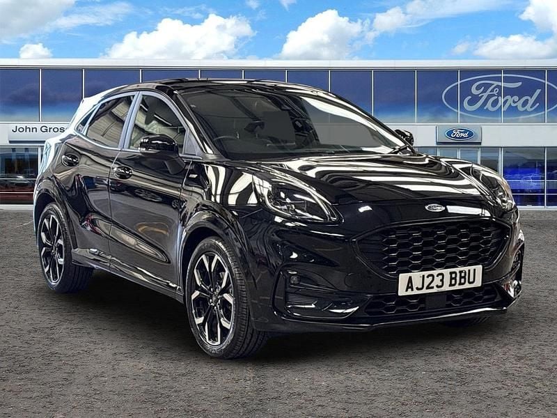 Black Used 2023 Ford Puma ST-Line X Hatchback | £17,295 (Fair price) - Image 1/3