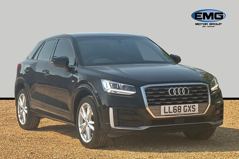 Black Used 2018 Audi Q2 S-Line SUV | £16,995 (Fair price) - Image 1/3