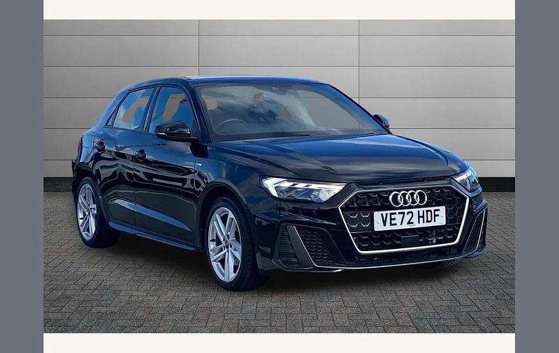 Mythos black Used 2023 Audi A1 S-Line Hatchback | £21,395 (Fair price) - Image 1/4