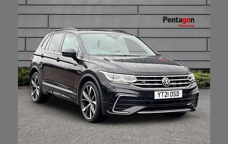 Used VW Tiguan R-line 196 HP (144 kW) 2021 Black SUV