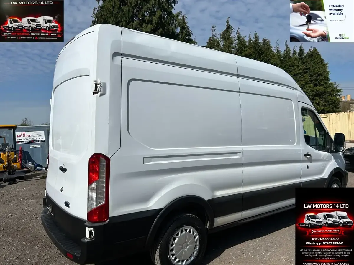 Used Ford Transit 130 HP (95 kW) 2022 White Van