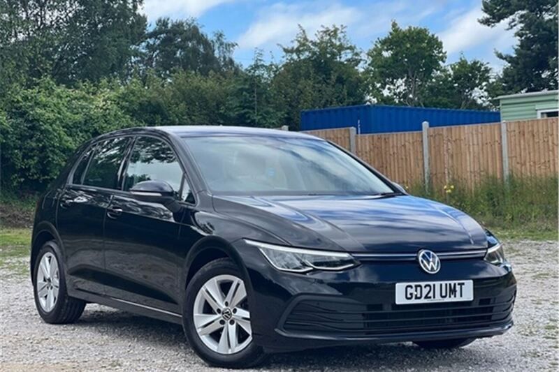 Black Used 2021 VW Golf VIII S Hatchback | £13,795 (Super price) - Image 1/4