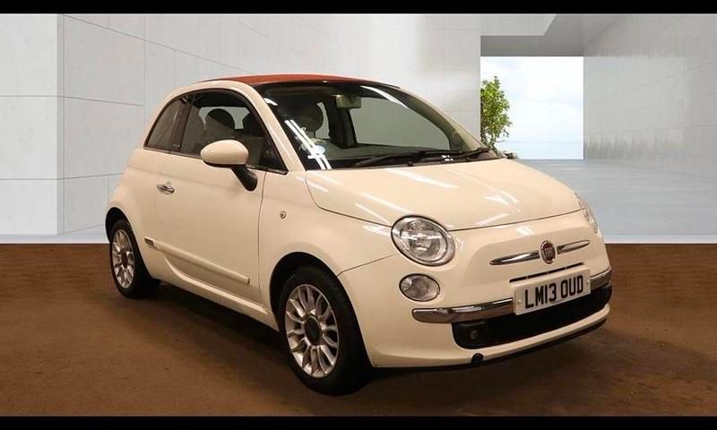 Used Fiat 500C Lounge 2013 White Cabriolet