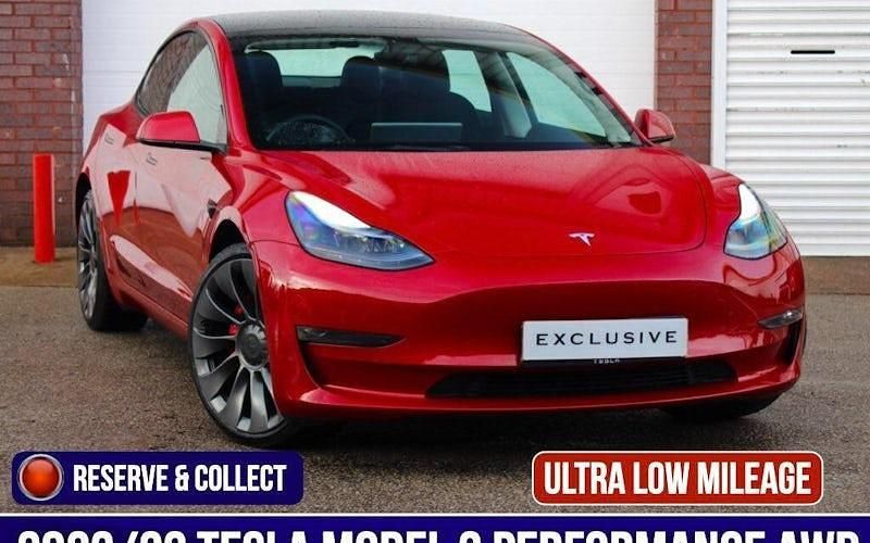 Red Used 2023 Tesla Model 3 Performance Sedan | £32,500 (Expensive) - Image 1/4