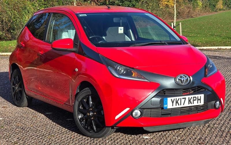 Red Used 2017 Toyota Aygo x-style Hatchback | £4,295 (Super price) - Image 1/4