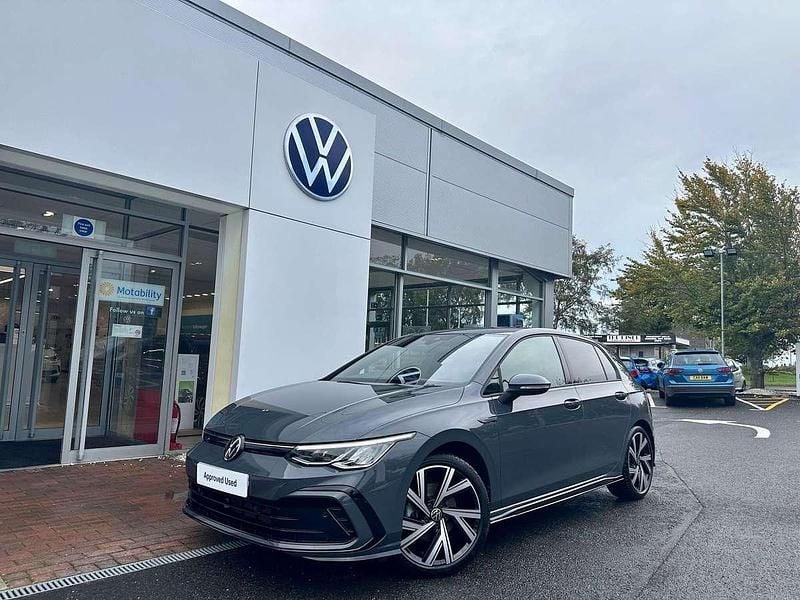 Grey Used 2022 VW Golf VIII R-line Hatchback | £21,799 (Fair price) - Image 1/4