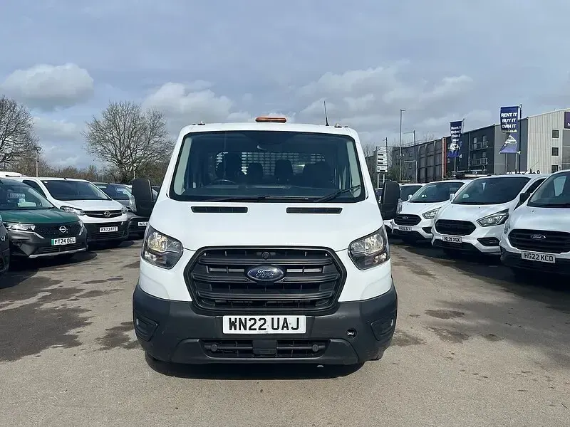 Used Ford Transit 130 HP (95 kW) 2022 Frozen white (solid paint) Van