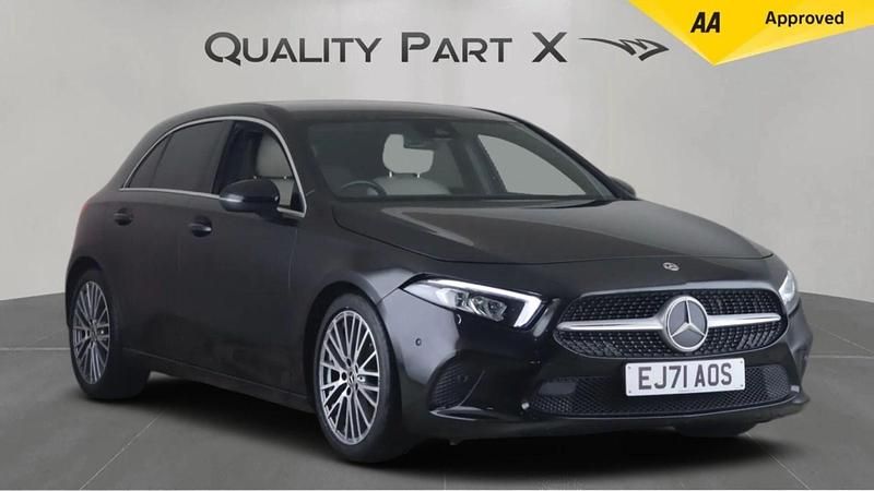 Black Used 2021 Mercedes A180 Executive Hatchback | £15,899 (Good price) - Image 1/3