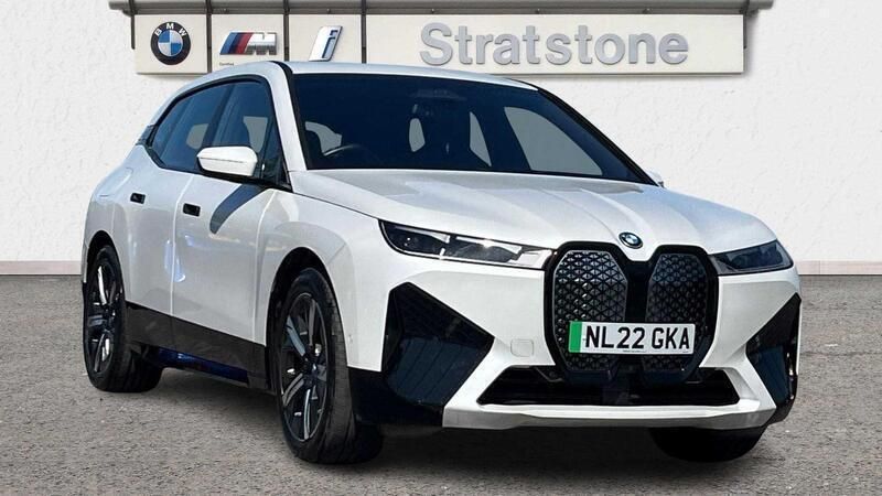 White Used 2022 BMW iX M Sport SUV | £30,199 (Fair price) - Image 1/3