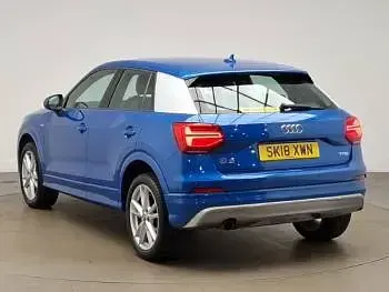 Used Audi Q2 S-Line 116 HP (85 kW) 2018 Blue SUV