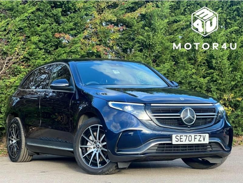 Used Mercedes EQC400 AMG line 300 kW (408 HP) 2021 Blue SUV