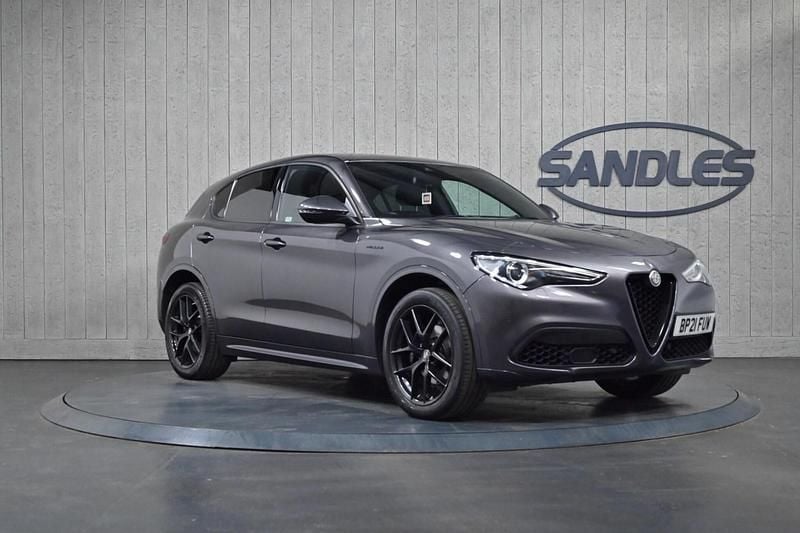 Grey Used 2021 Alfa Romeo Stelvio Veloce SUV | £26,299 (Fair price) - Image 1/4