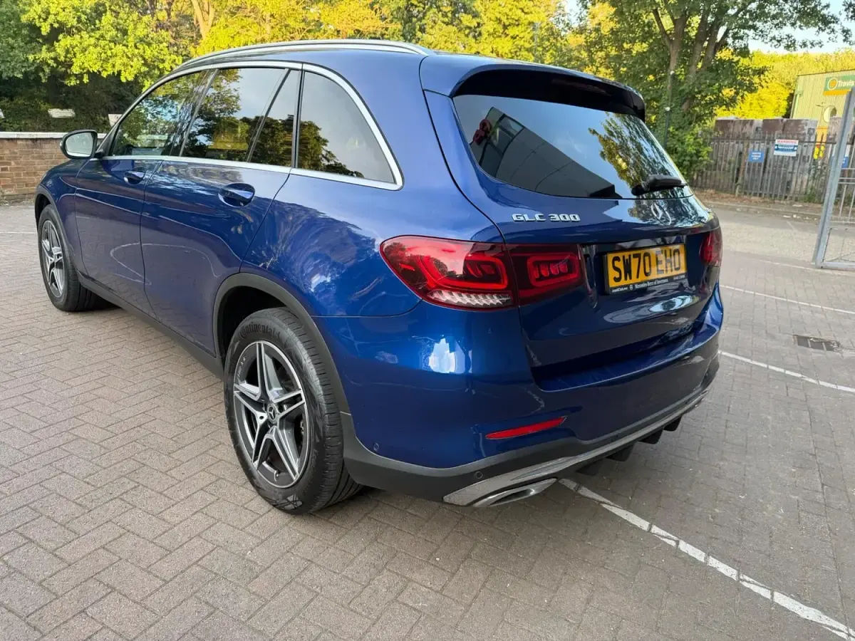Used Mercedes GLC300 AMG line 2020 Blue SUV