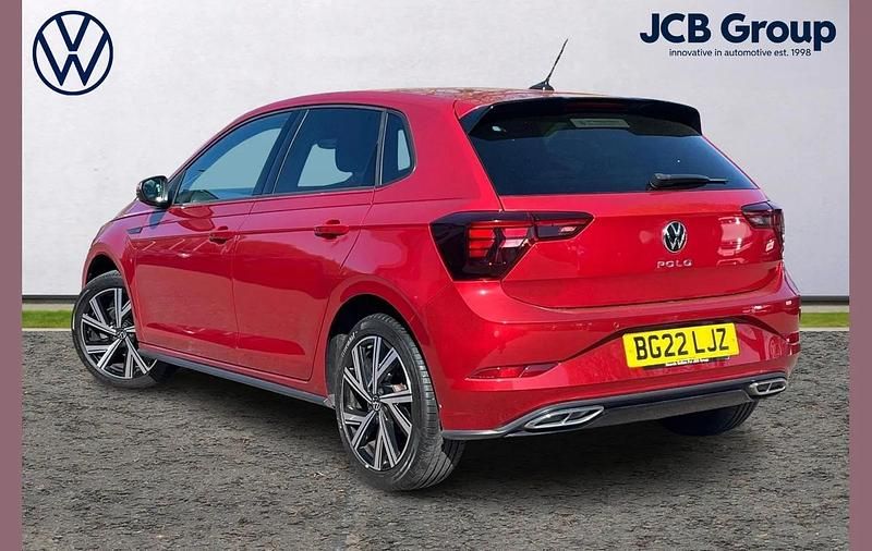 Used VW Polo R-line 108 HP (79 kW) 2022 Red Hatchback