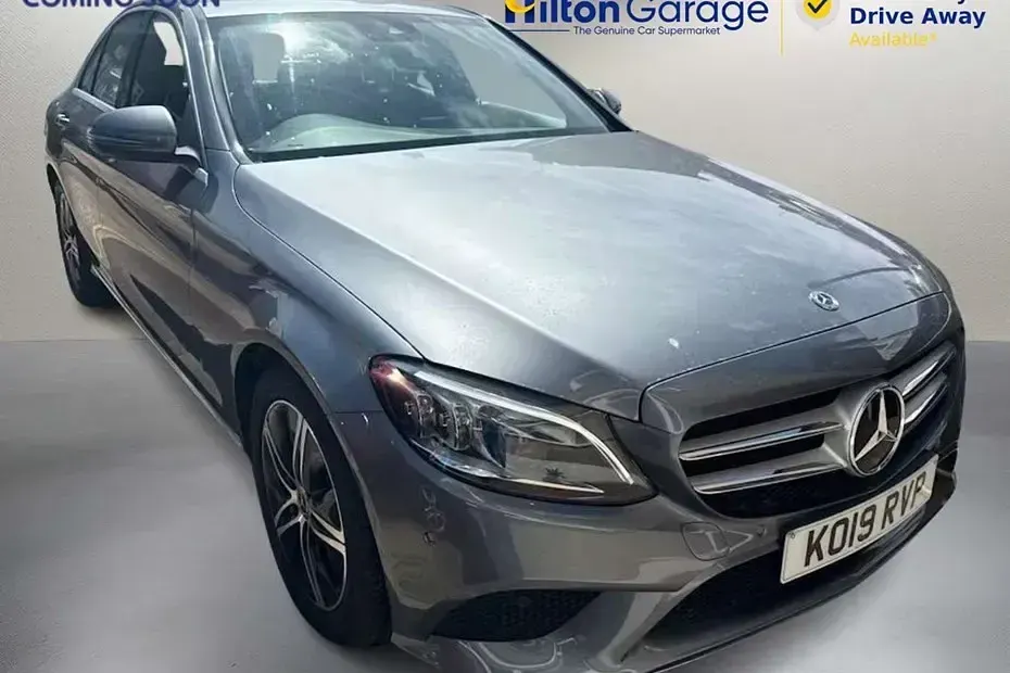 Begagnad Mercedes C200 Premium 2019 Grå Sedan