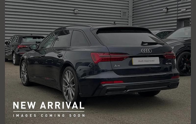 Used Audi A6 Black Edition 200 HP (147 kW) 2021 Blue Estate