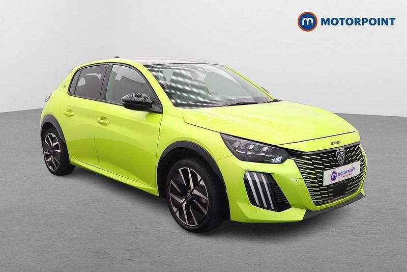 Used Peugeot e-208 GTi 114 kW (156 HP) 2024 Yellow Hatchback