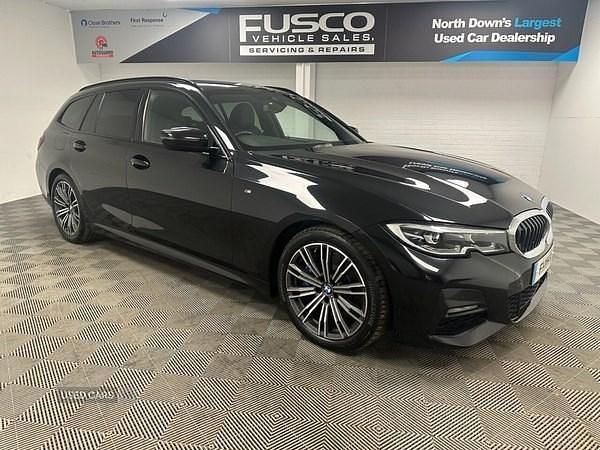 Black Used 2021 BMW 330 M Sport Estate | £19,990 (Good price) - Image 1/4