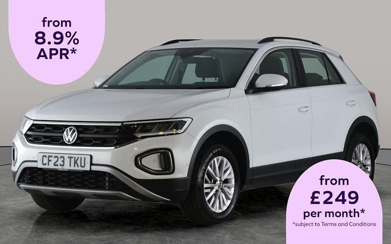 White Used 2023 VW T-Roc Life SUV | £18,879 (Fair price) - Image 1/3