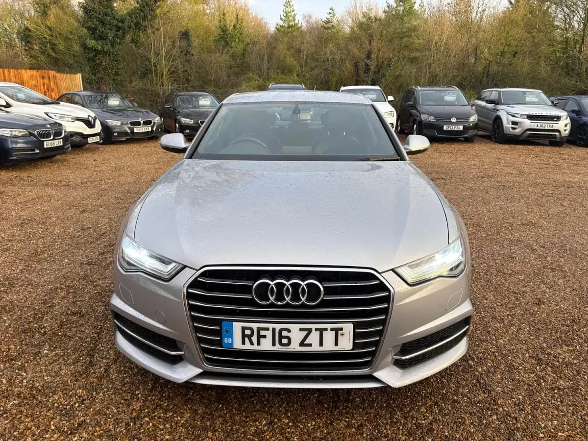Used Audi A6 S-Line 190 HP (139 kW) 2016 Silver Sedan