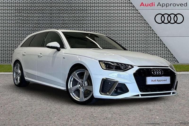 White Used 2023 Audi A4 S-Line Estate | £26,995 (Fair price) - Image 1/4