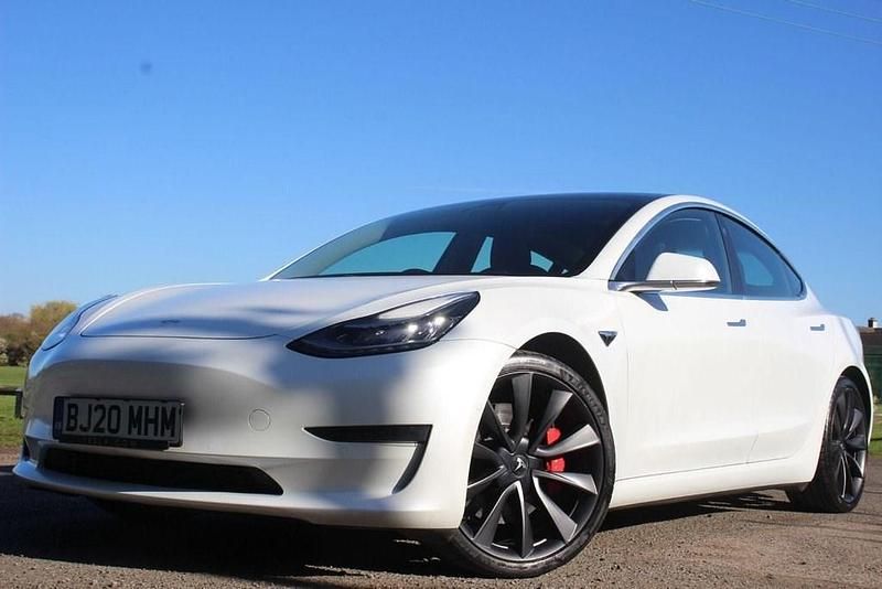 Usado Tesla Model 3 Performance 82 kW (112 CV) 2020 Blanco Berlina