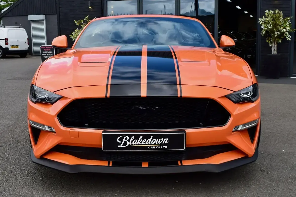 Used Ford Mustang 2020 Orange Cabriolet