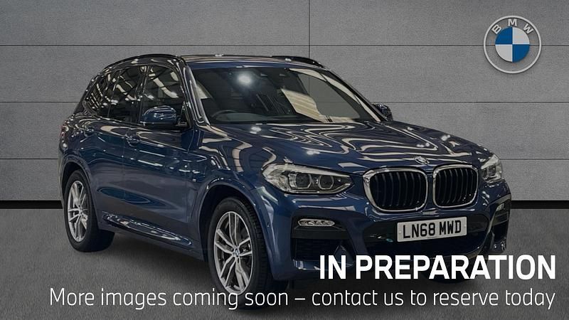 Blue Used 2018 BMW X3 M Sport SUV | £21,500 (A bit pricey) - Image 1/4