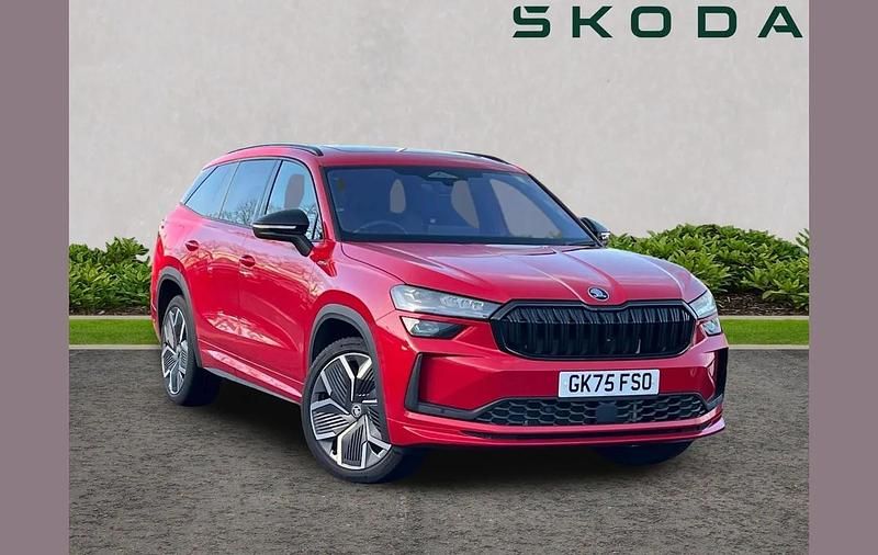 Used Skoda Kodiaq SportLine 200 HP (147 kW) 2025 Red SUV