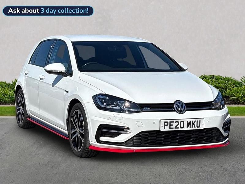 Used VW Golf VII R-line Edition 150 HP (110 kW) 2020 White Hatchback