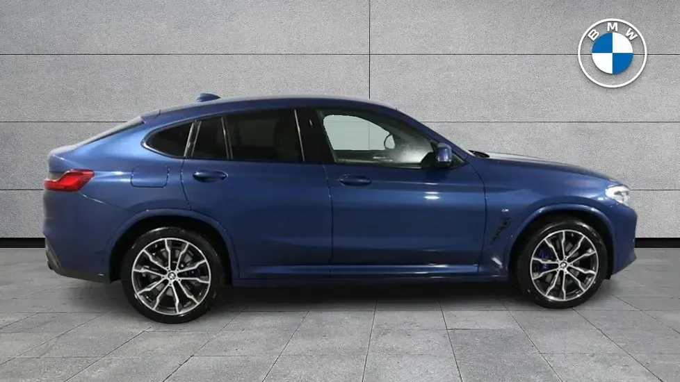 Used BMW X4 M Sport 190 HP (139 kW) 2021 Blue SUV