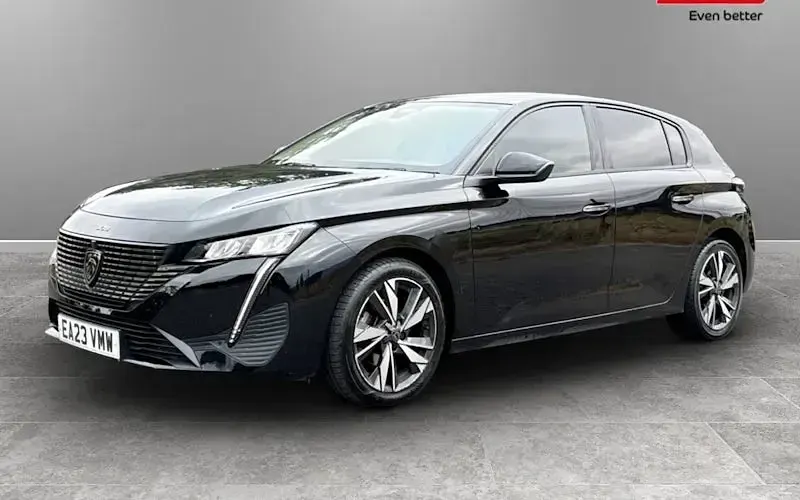 Used Peugeot 308 Allure 131 HP (96 kW) 2023 Black Hatchback