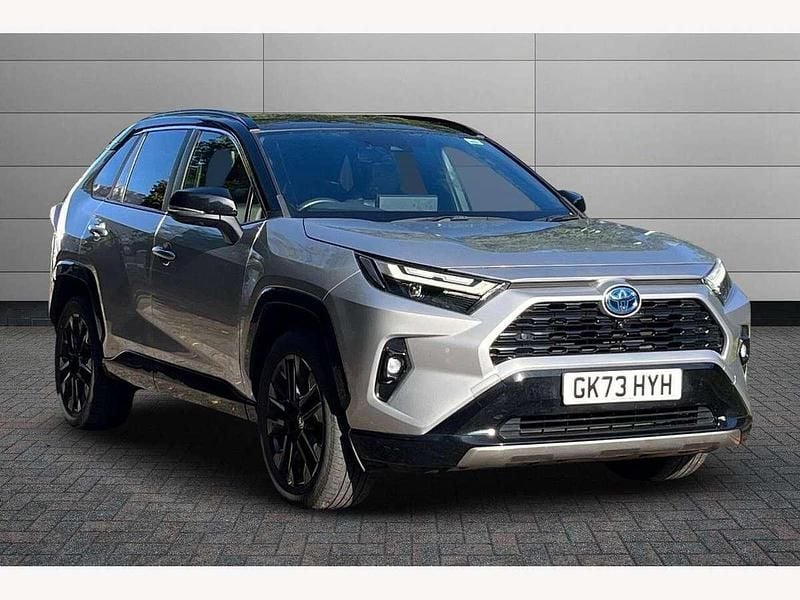 Silver Used 2023 Toyota RAV4 Hybrid SUV | £34,250 (Expensive) - Image 1/2