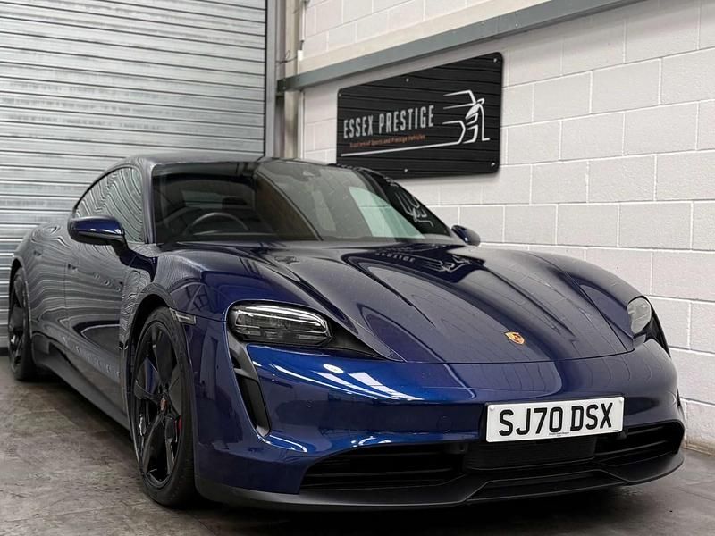 Blue Used 2020 Porsche Taycan Sedan | £43,989 (Fair price) - Image 1/4