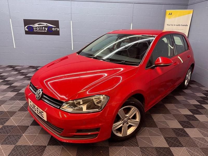 Red Used 2015 VW Golf VII Match Hatchback | £5,795 (Good price) - Image 1/4