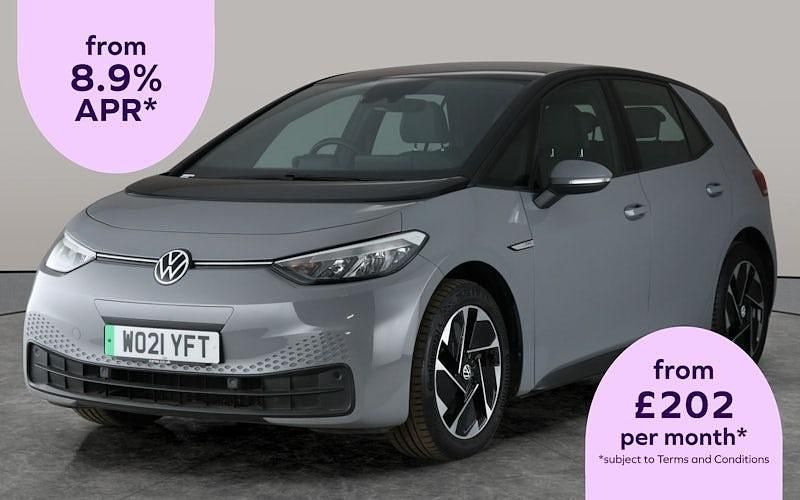 Grey Used 2021 VW ID.3 Pro Performance Hatchback | £13,323 (Fair price) - Image 1/2