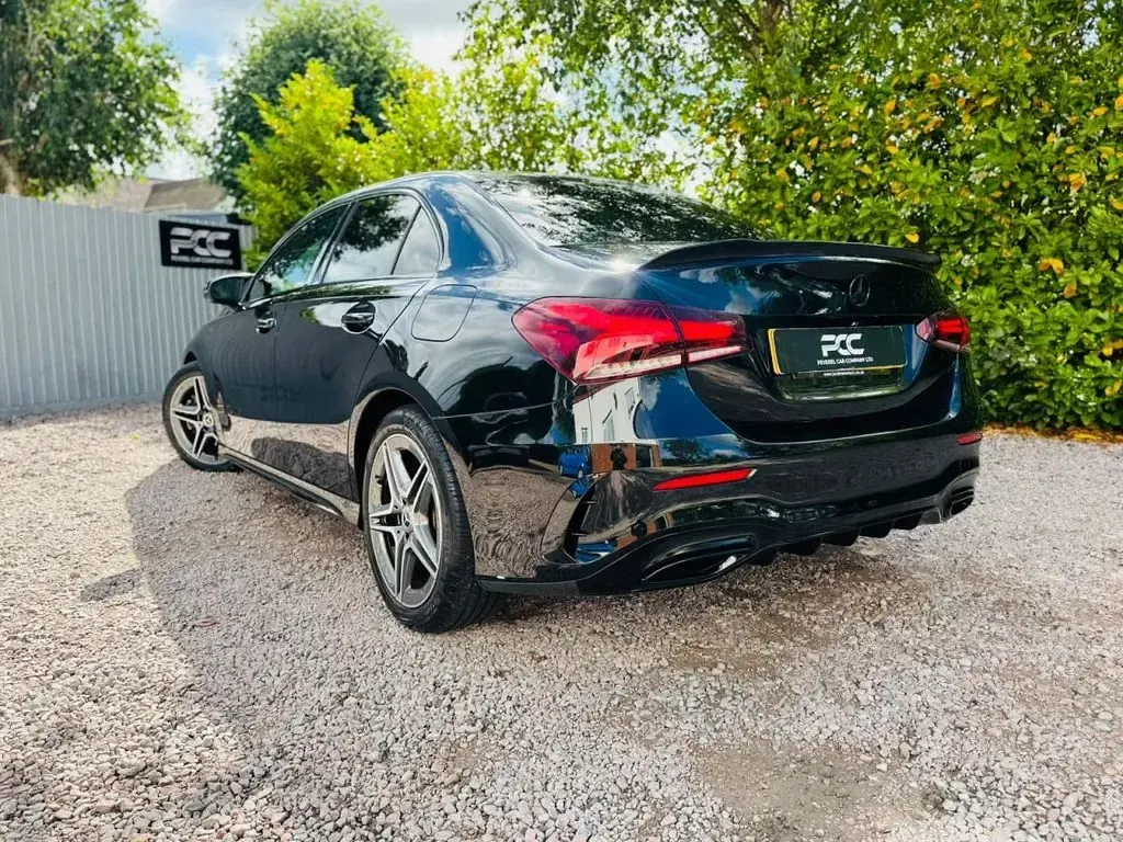 Used Mercedes A220 AMG line 190 HP (139 kW) 2021 Black Sedan
