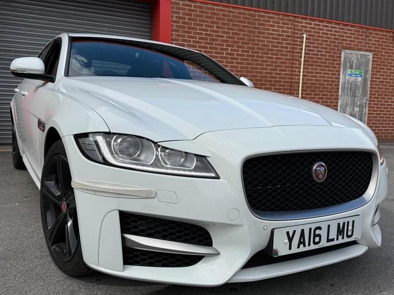 White Used 2016 Jaguar XF R-Sport Sedan | £5,995 (Super price) - Image 1/4