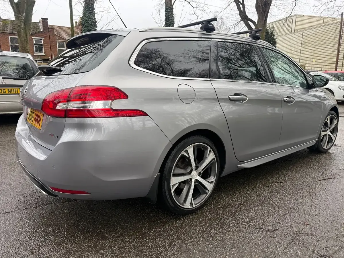 Used Peugeot 308 GT-line 130 HP (95 kW) 2015 Grey Estate