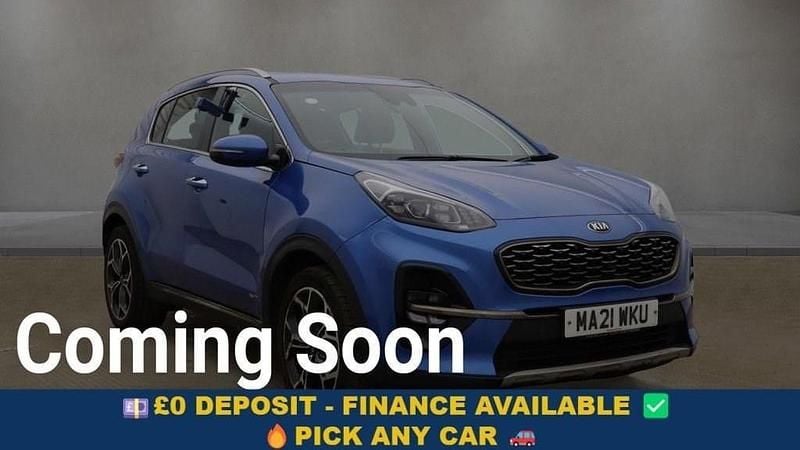 Blue Used 2021 Kia Sportage GT-Line SUV | £15,499 (Good price) - Image 1/4