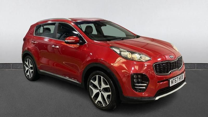 Used Kia Sportage GT-Line 174 HP (127 kW) 2017 Red SUV